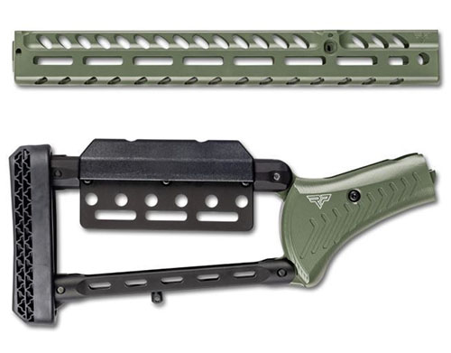 Il Marlin Rossi Lok Handguard offre 24 slot M-LOK, una struttura in alluminio 6061 leggera, un calciolo regolabile e un'installazione facile per una maggiore stabilità e comfort.